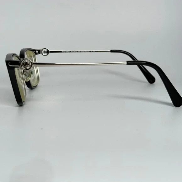 Michael Kors MK4054 Captiva Eyeglasses Black Silver Square Frame 52-20-140 22103 - Picture 2 of 8